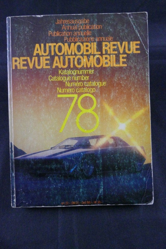 Automobil Revue Catalogue number 1978, Ophalen of Verzenden, Gelezen, Overige merken