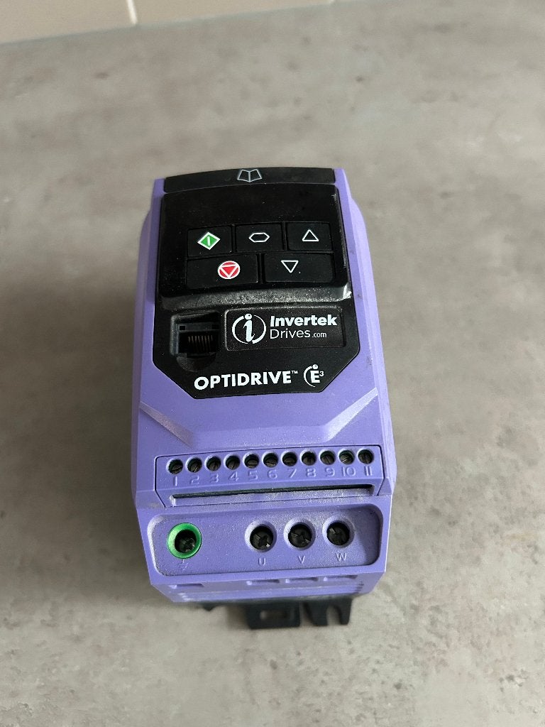 Invertek Optidrive E3 1,5 kW 400V Frequentieregelaar, Ophalen of Verzenden, Gebruikt