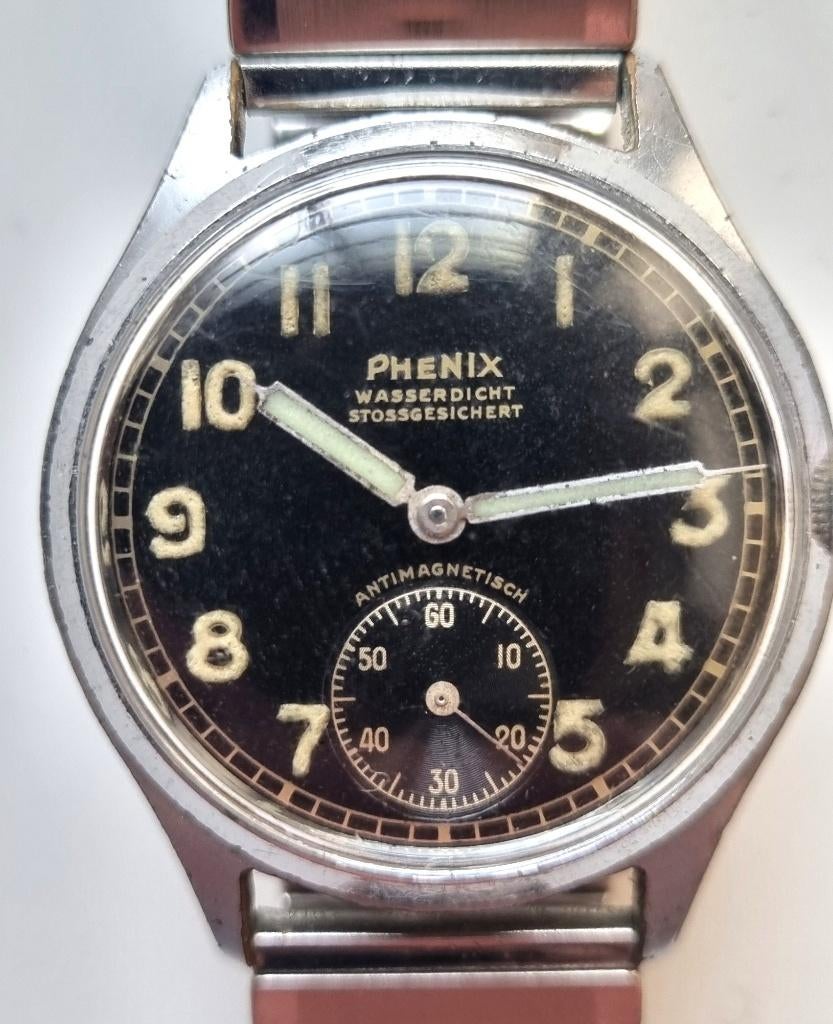 Dienstuhr DH Wehrmacht horloge Phenix, Ophalen, Luchtmacht, Duitsland, Overige typen