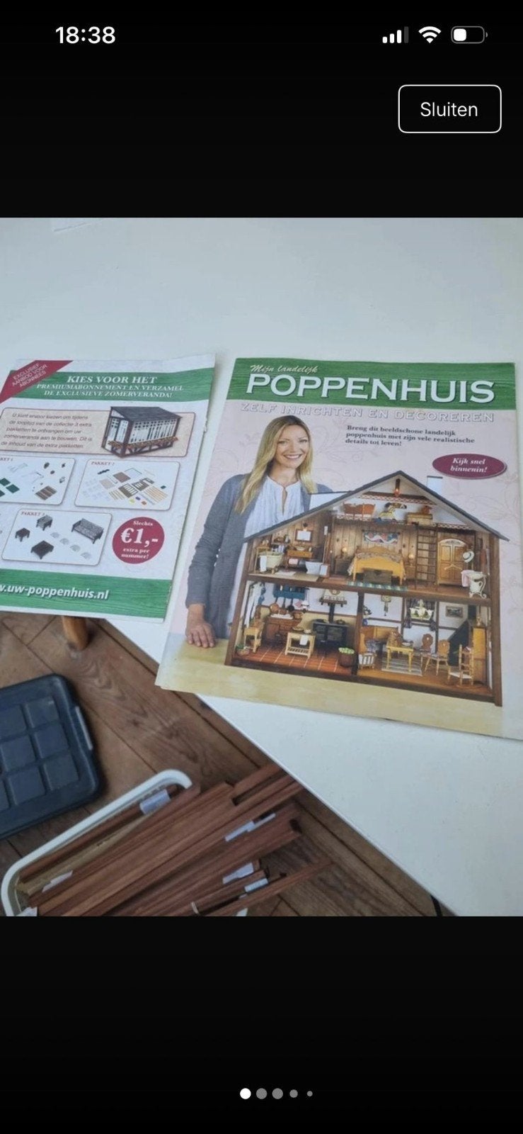 Compleet poppenhuis pakket mijn landelijke poppenhuis, Verzamelen, Poppenhuizen en Toebehoren, Ophalen of Verzenden, Zo goed als nieuw