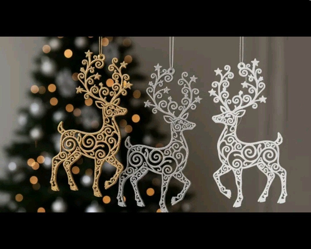 4x ornament voor in de kerstboom, Ophalen of Verzenden, Nieuw