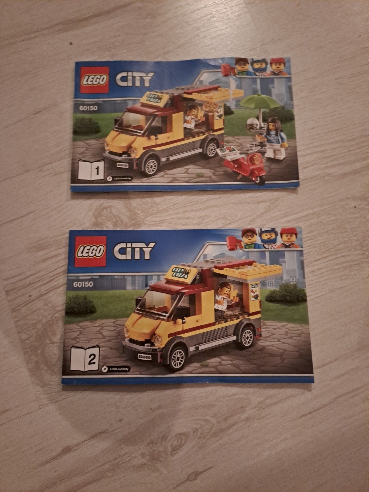 Lego City Pizzawagen 60150 met instructies en figuren, City, Lego, Ophalen of Verzenden, Inclusief instructies