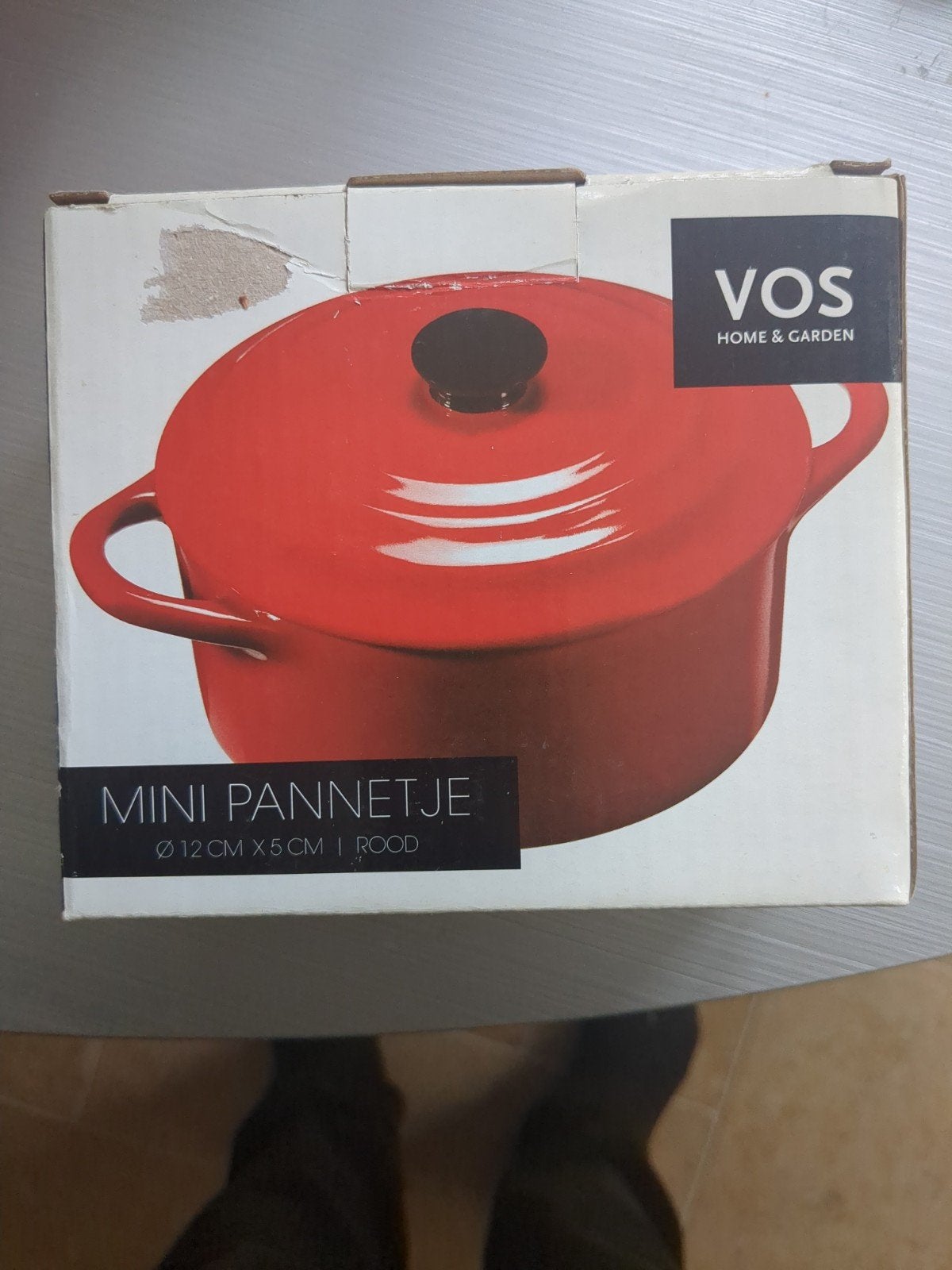 VOS Mini Pannetjes - Set van 3 (Ø 12 cm), Overige typen, Nieuw, Ophalen of Verzenden, Steen/keramiek