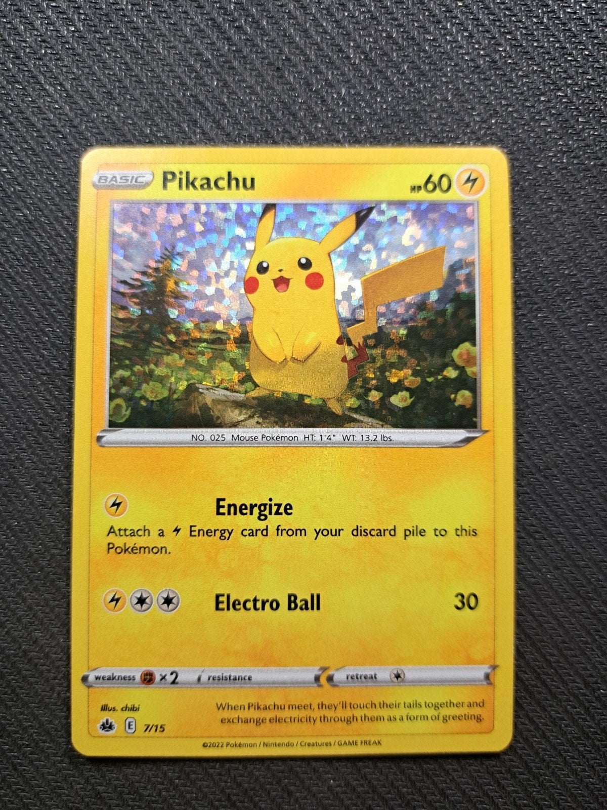 Pokémon Kaart Pikachu McDonald's 1/15 2022 Mint!, Ophalen of Verzenden, Zo goed als nieuw