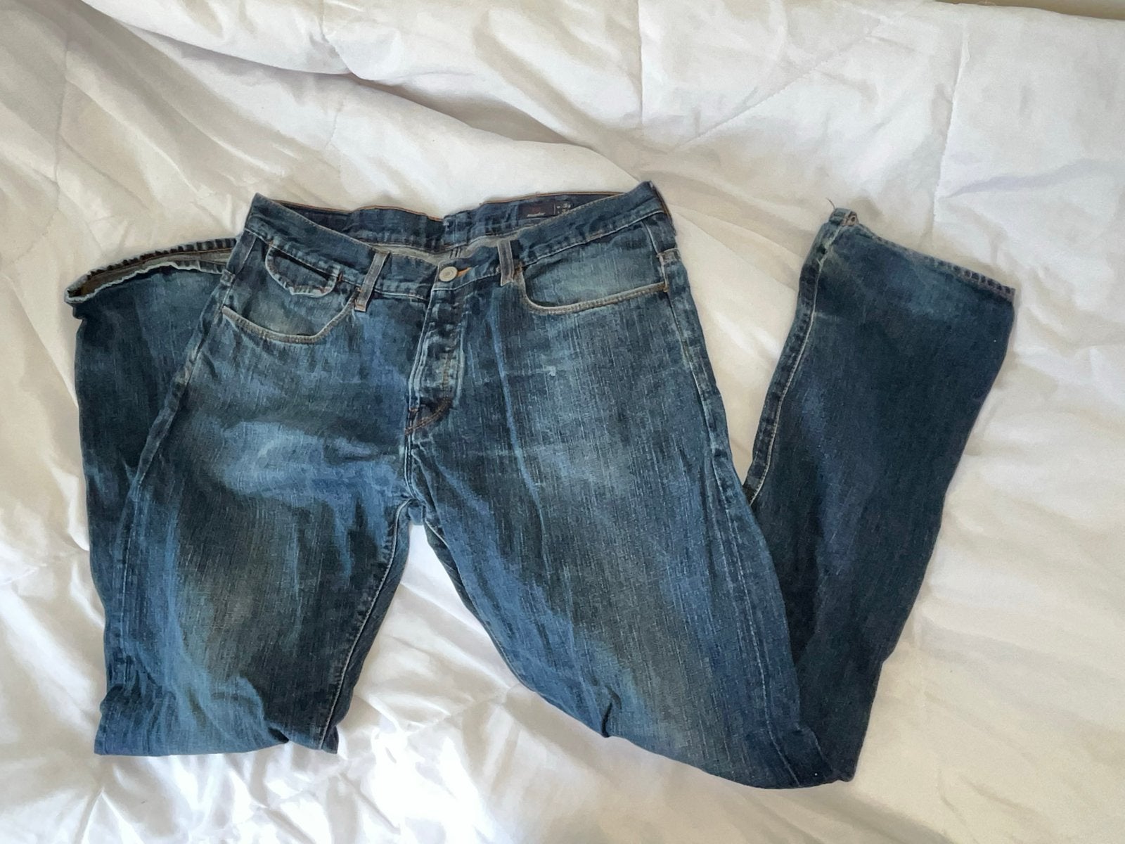 Armani Jeans J22 Regular W34 L34, Ophalen of Verzenden, Gedragen, Blauw, W33 - W34 (confectie 48/50)