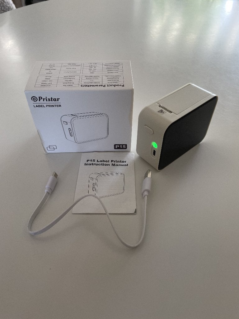 Pristar P15 Labelprinter - Draagbare Thermische Labelprinter, Computers en Software, Printers, Zwart-en-wit printen, Printer, Ophalen of Verzenden