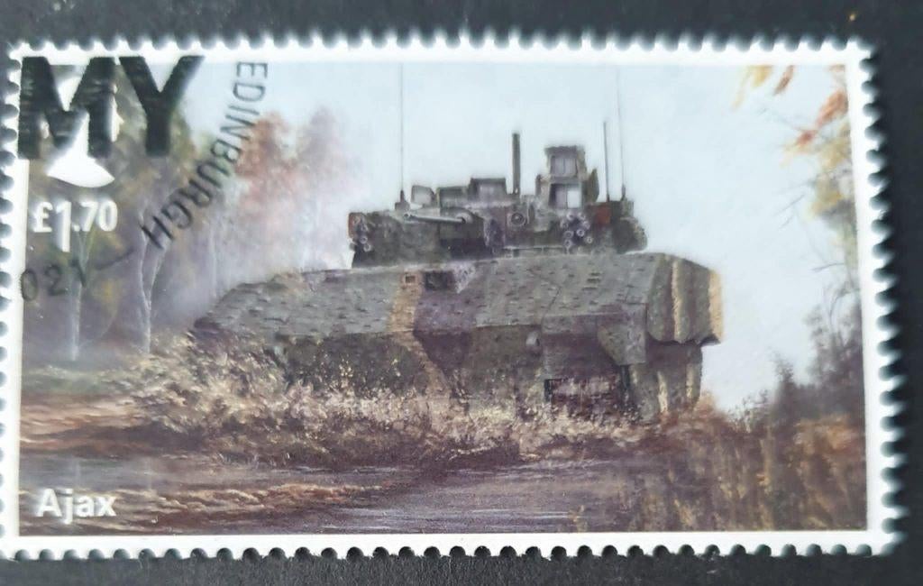 126-26 Engeland / Tank - Ajax nom. £ 1.70, Verzenden, Gestempeld