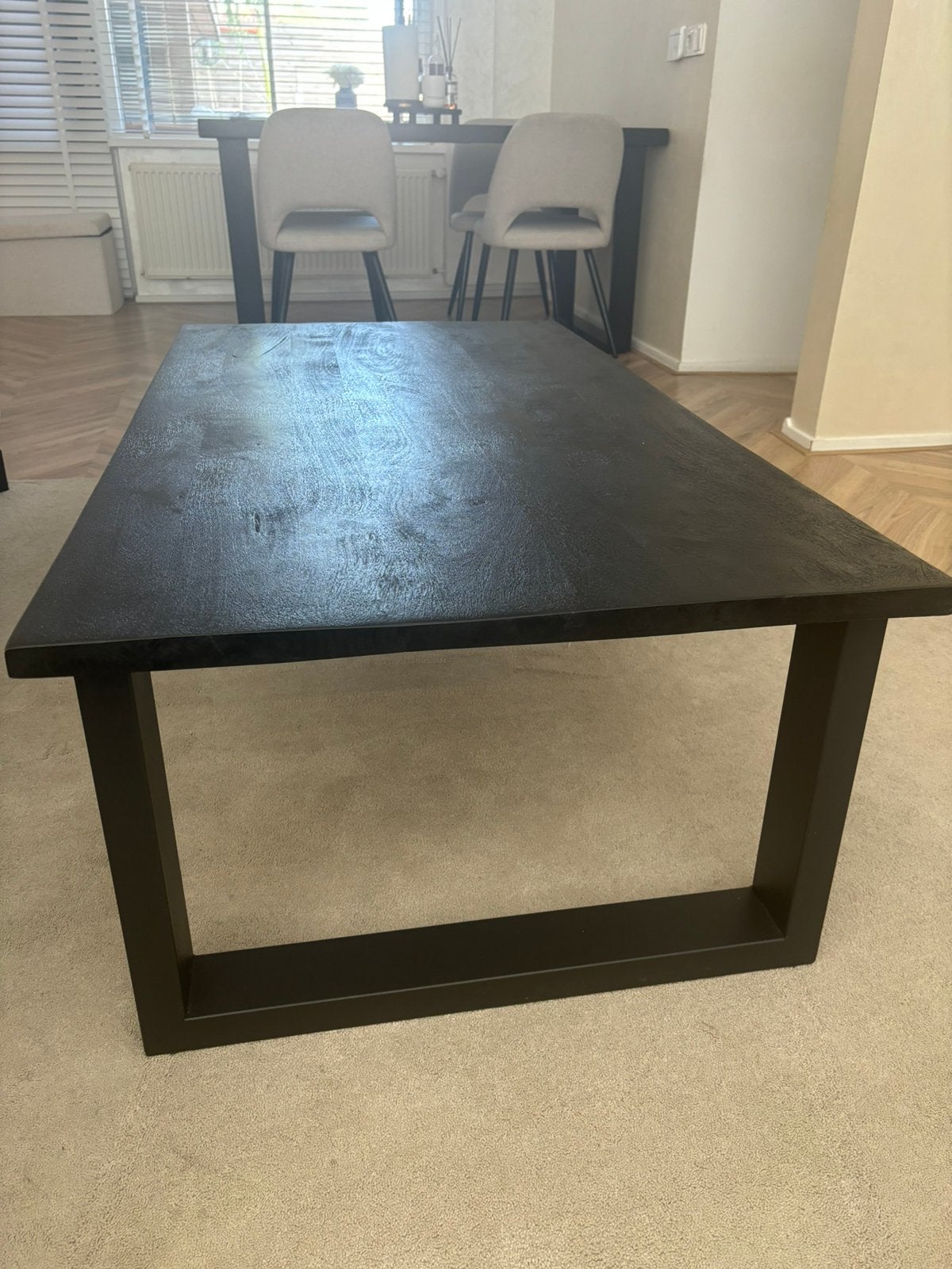 Mooie salontafel, 100 tot 150 cm, Zo goed als nieuw, Rechthoekig, 50 tot 100 cm