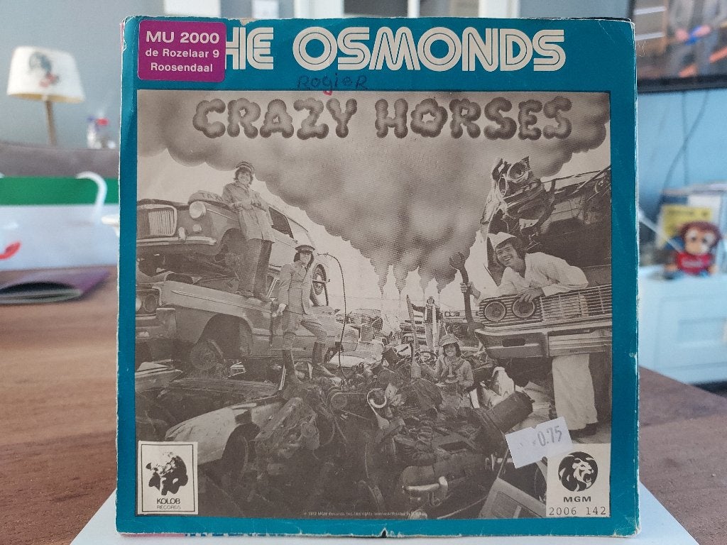7" Single The Osmonds - Crazy Horses / That's My Girl, Gebruikt, 7 inch, Ophalen of Verzenden, Pop