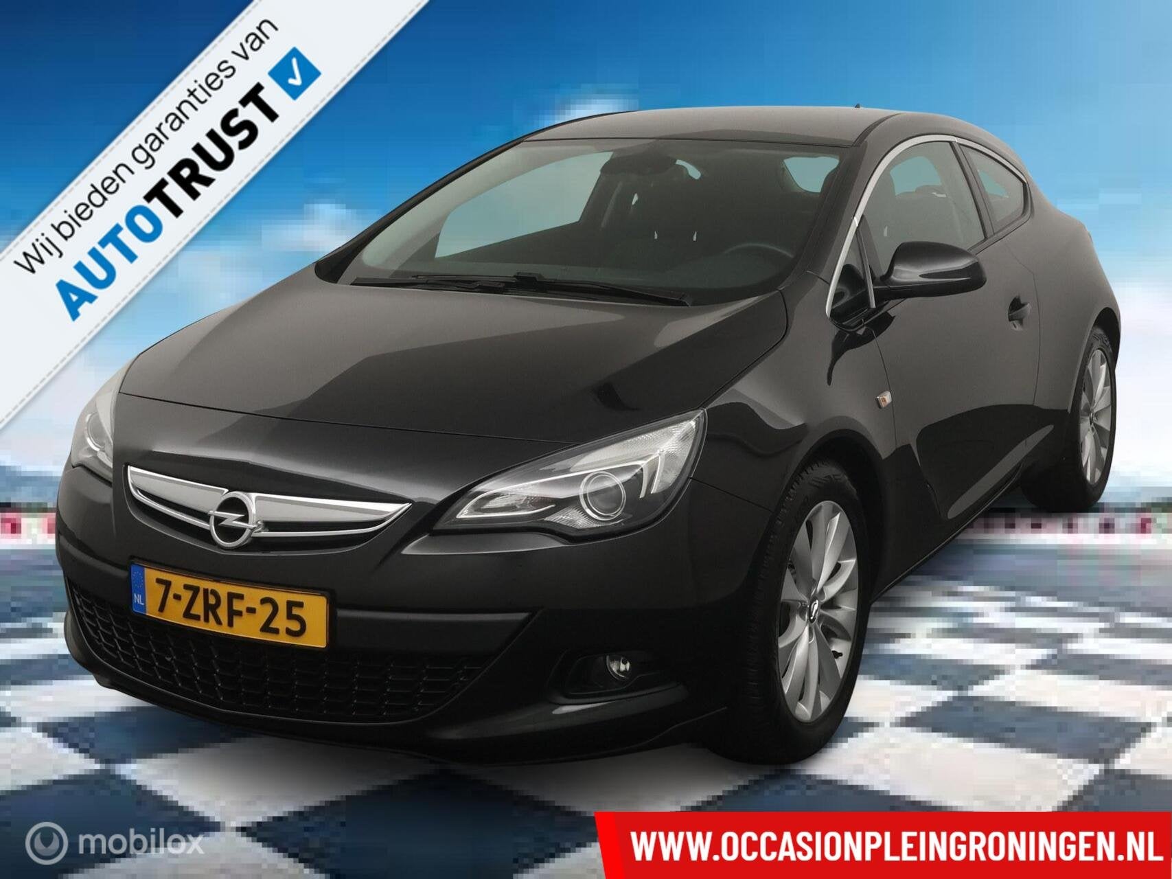 Opel Astra GTC 1.4 Turbo Sport, Auto's, Voorwielaandrijving, Stof, Gebruikt, Zwart