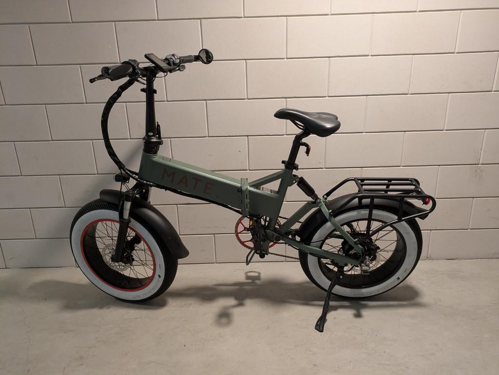 Mate X elektrische vouwfiets, Fietsen en Brommers, Fietsen | Vouwfietsen, Heren, Versnellingen, Zo goed als nieuw, Deels opvouwbaar