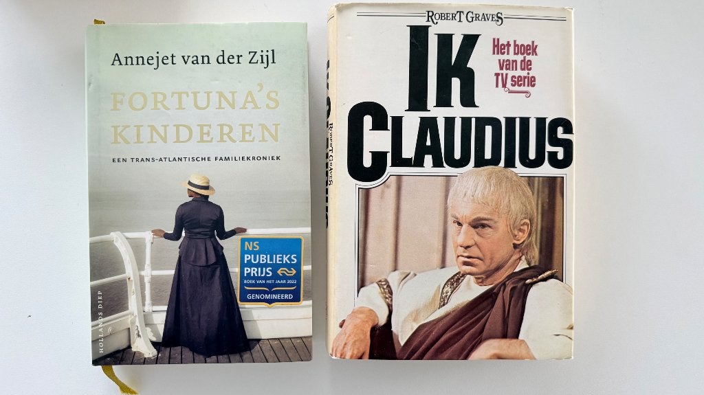 Boeken: Fortuna's Kinderen & Ik, Claudius (Robert Graves), Boeken, Gelezen, Annejet van der Zijl, Robert Graves, Ophalen of Verzenden