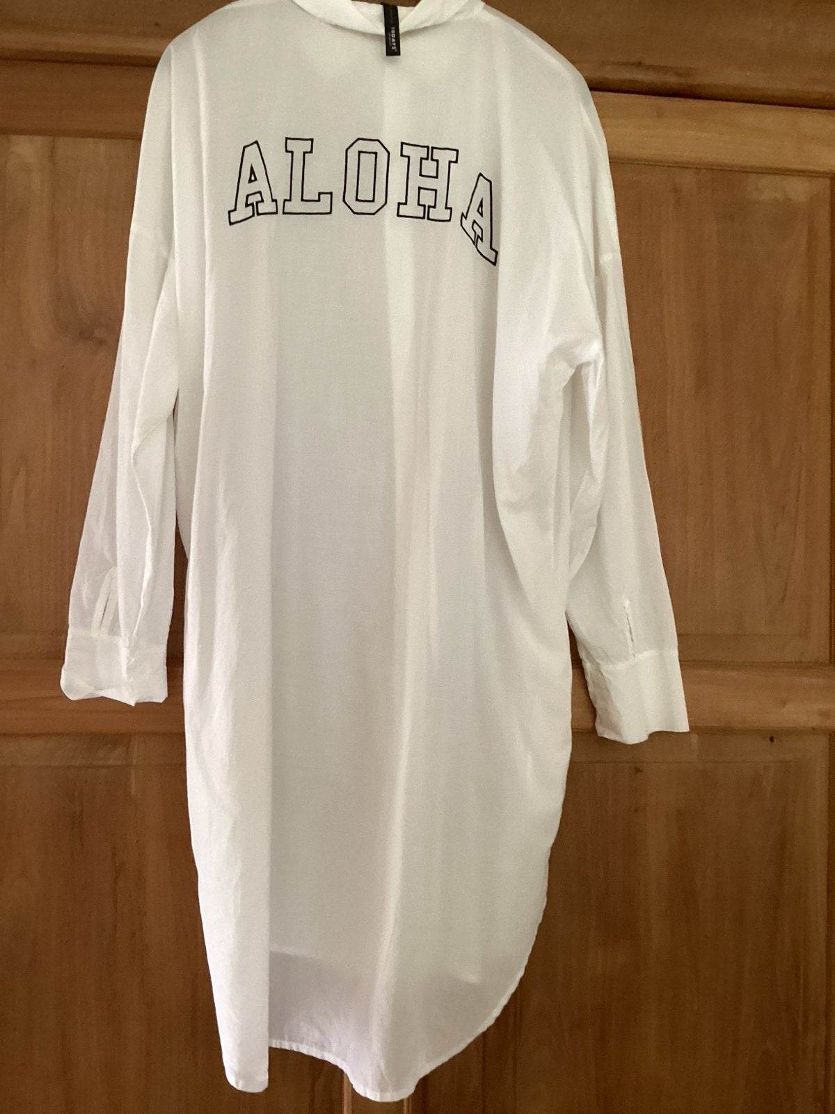 10Days lange witte blouse XXL Aloha katoen, Verzenden, Wit, Maat 46/48 (XL) of groter, Zo goed als nieuw