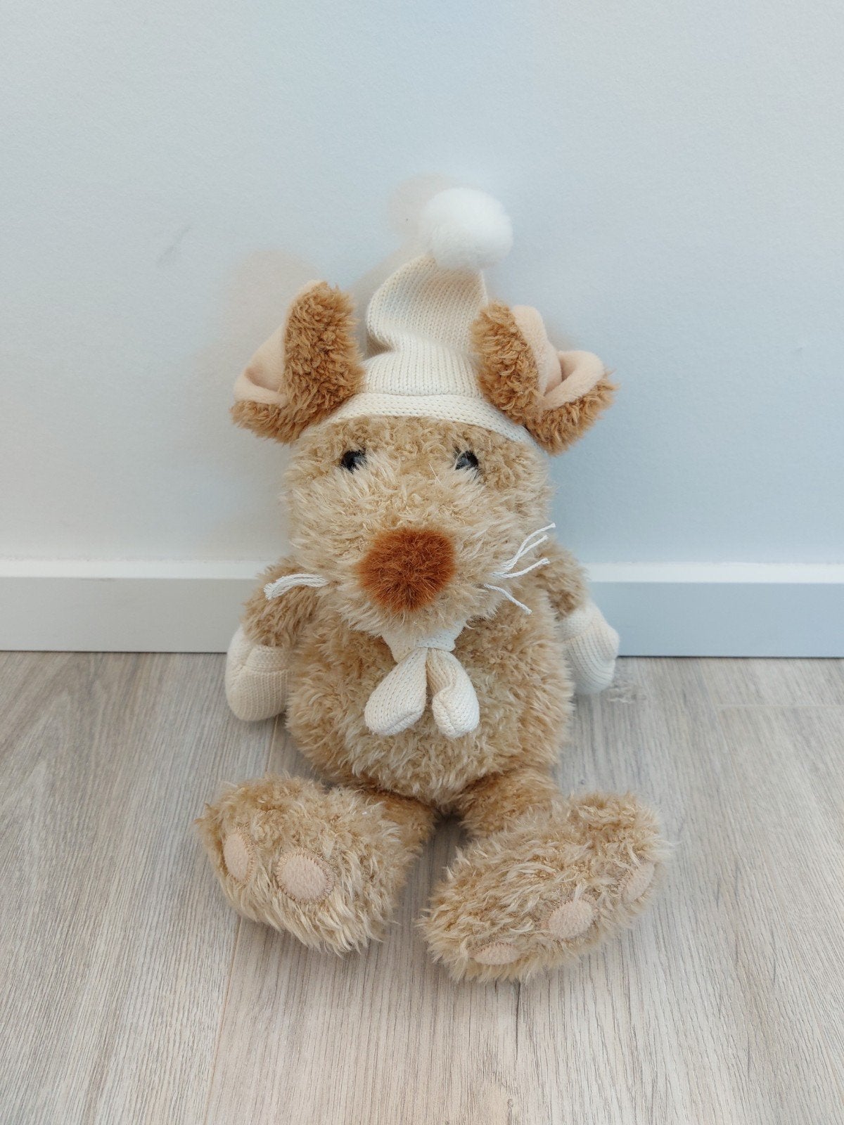 Knuffel happy horse muis Maddy vintage muts sjaal K8862, Ophalen of Verzenden