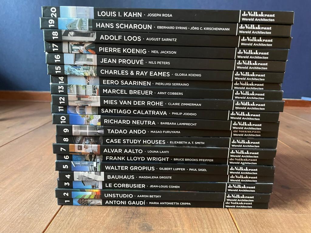 De Volkskrant weleld architecten 20 delen, Ophalen of Verzenden, Zo goed als nieuw, Overige onderwerpen