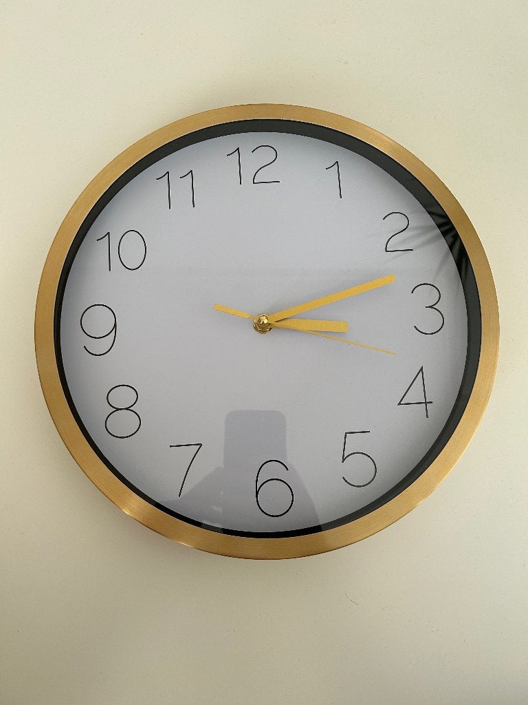 wandklok, Ophalen, Goud, Wandklok, Stil uurwerk
