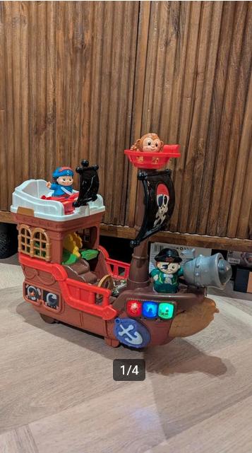 Vtech vrolijke vriendjes Piratenschip met licht en geluid, Ophalen, Zo goed als nieuw, 6 maanden tot 2 jaar