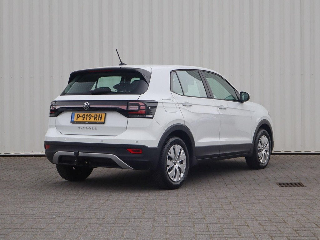 Volkswagen T-Cross 1.0 TSI 95pk Life | Trekhaak | Apple Carp, Auto's, Voorwielaandrijving, 12 maanden, Gebruikt, Euro 6