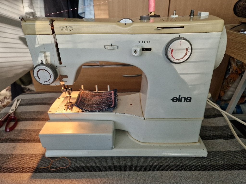 Naaimachine ELNA 72C, Ophalen of Verzenden, Gebruikt, Naaimachine, Overige merken