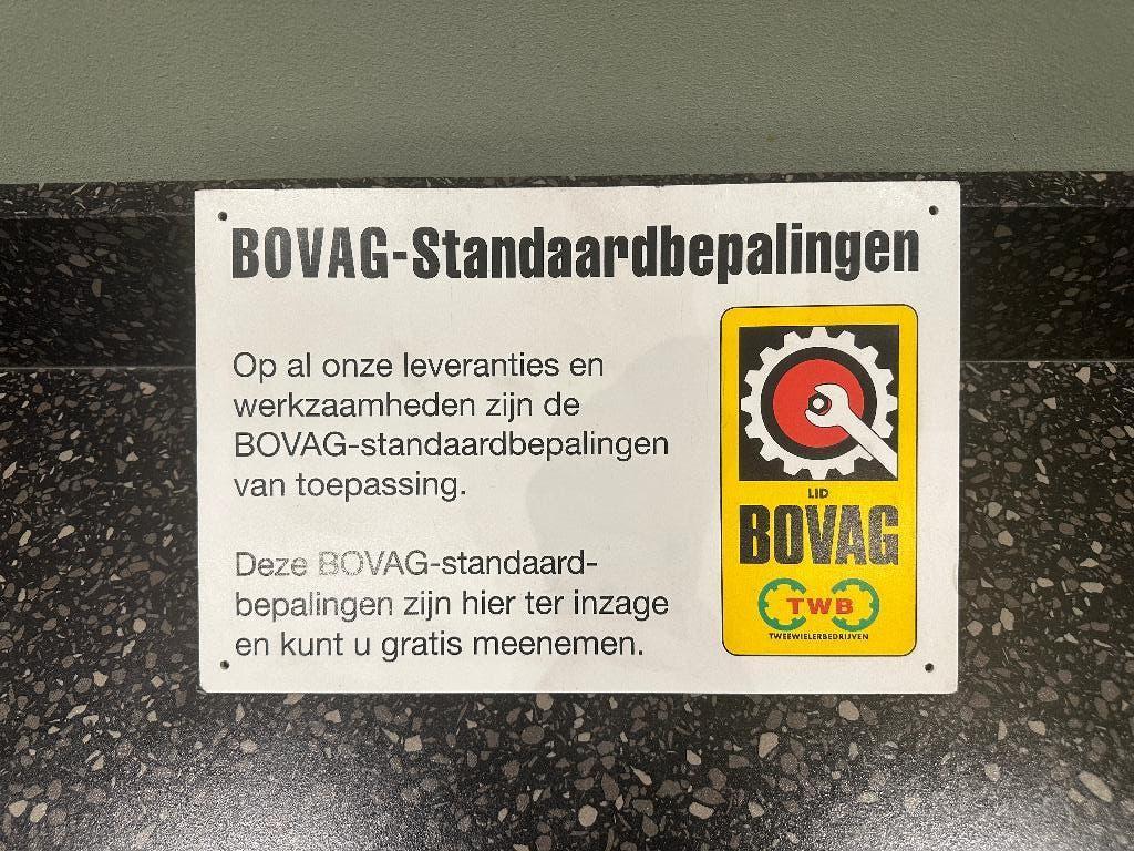 Fraai oud BOVAG TWB TweeWielerBedrijf bord., Verzamelen, Ophalen of Verzenden, Gebruikt, Reclamebord