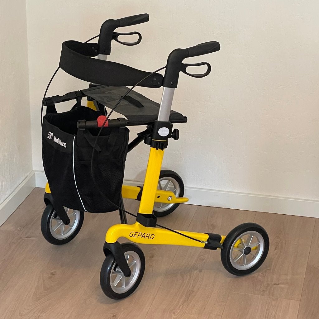Mobilex Gepard Carbon rollator, in nieuwstaat, Ophalen, Lichtgewicht, Zo goed als nieuw