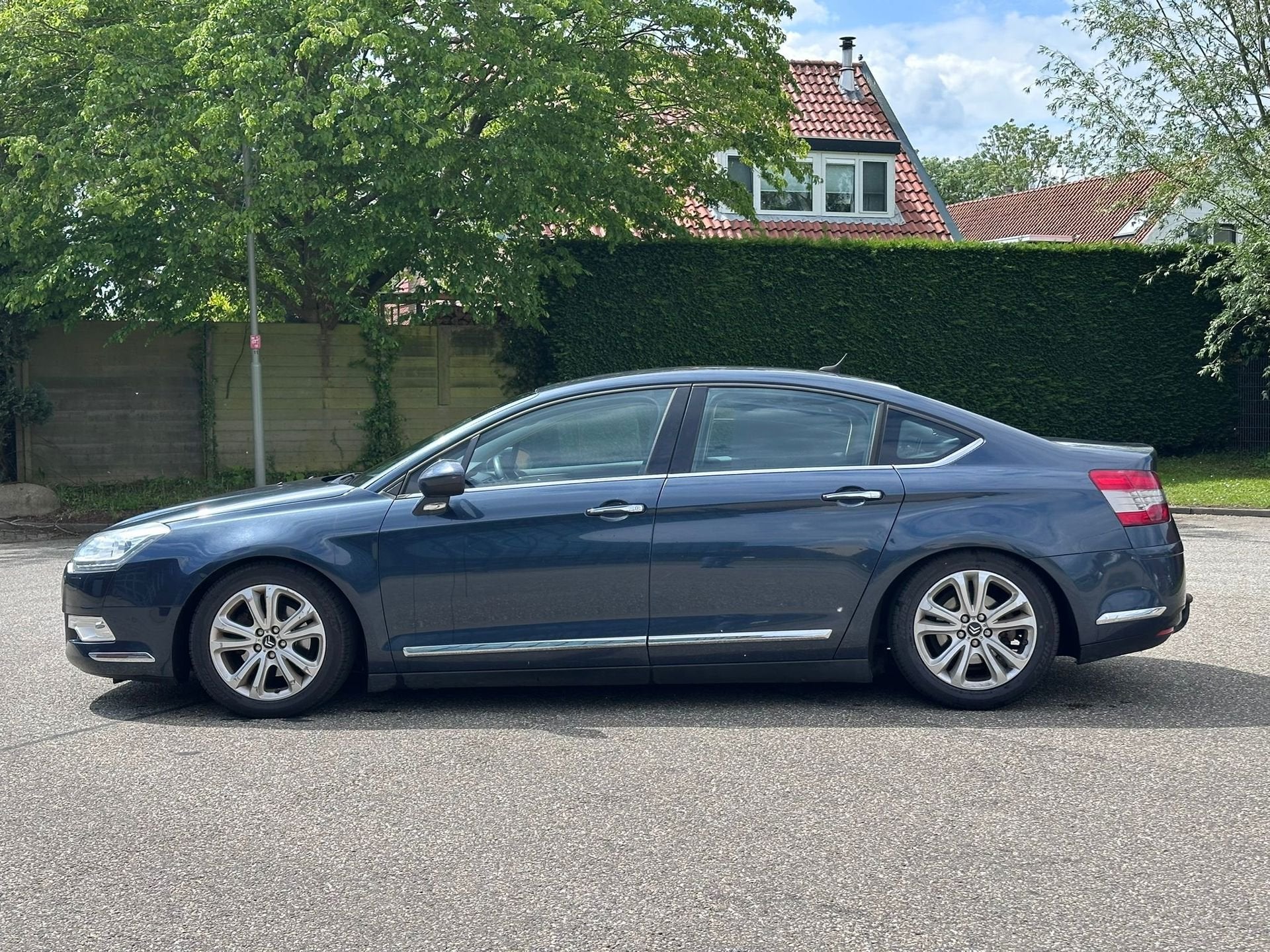 Citroen C5 1.6 THP Exclusive Navigatie*NAP*Cruise*Trekhaak*C, Voorwielaandrijving, 15 km/l, Gebruikt, Blauw