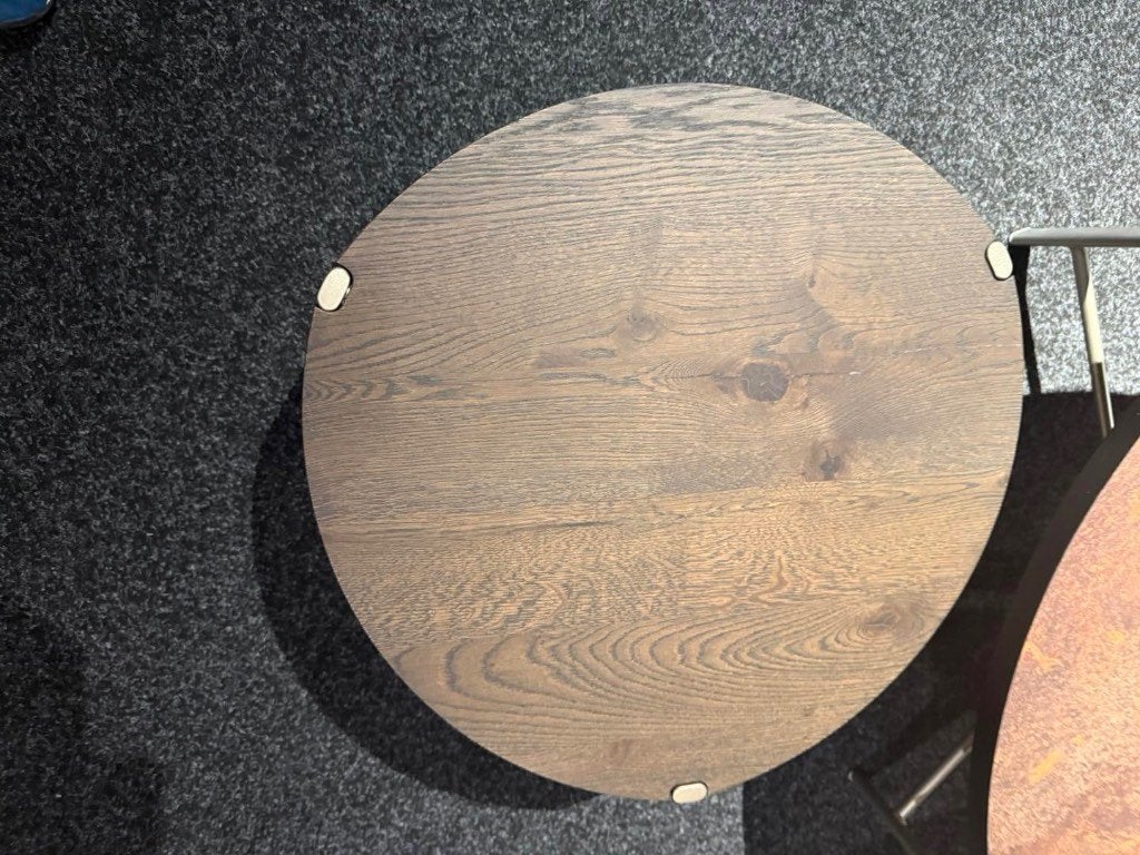 Salontafel Set Luna HPL + Eiken, Ophalen, Hertogensingel 97 Oss, 50 tot 100 cm, Rond