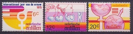 Nederlandse Antillen 512/4 postfris Jaar van de vrouw 1975, Ophalen of Verzenden, Postfris