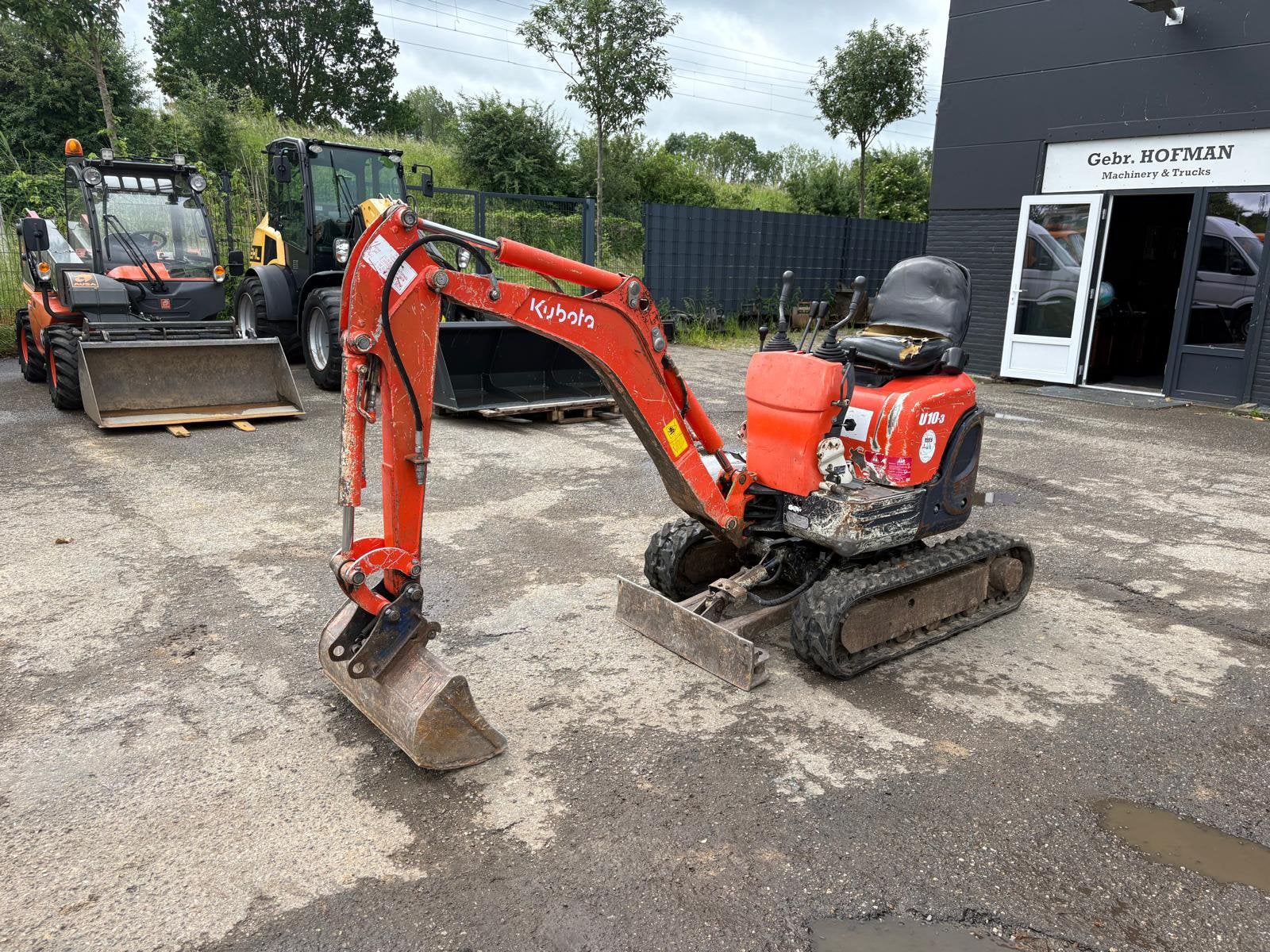 Kubota U10-3 Minigraver TOP MACHINE!!!, Zakelijke goederen, Machines en Bouw | Kranen en Graafmachines, Ophalen, Graafmachine