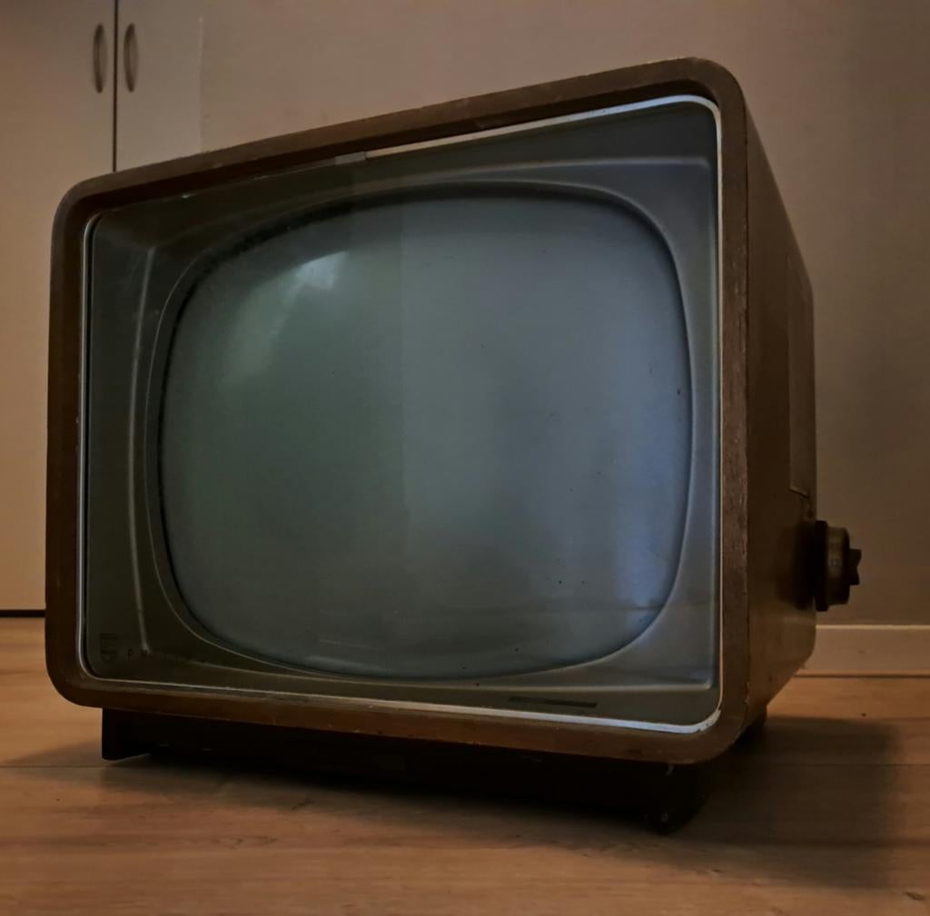 Vintage Philips televisie jaren 50/60, Audio, Tv en Foto, Vintage Televisies, Ophalen, Niet werkend, 40 tot 60 cm, Philips