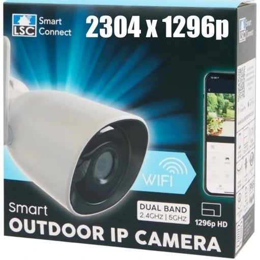 LSC Smart Connect IP-camera voor buiten 1296p HD, Computers en Software, Webcams, Nieuw, Ophalen