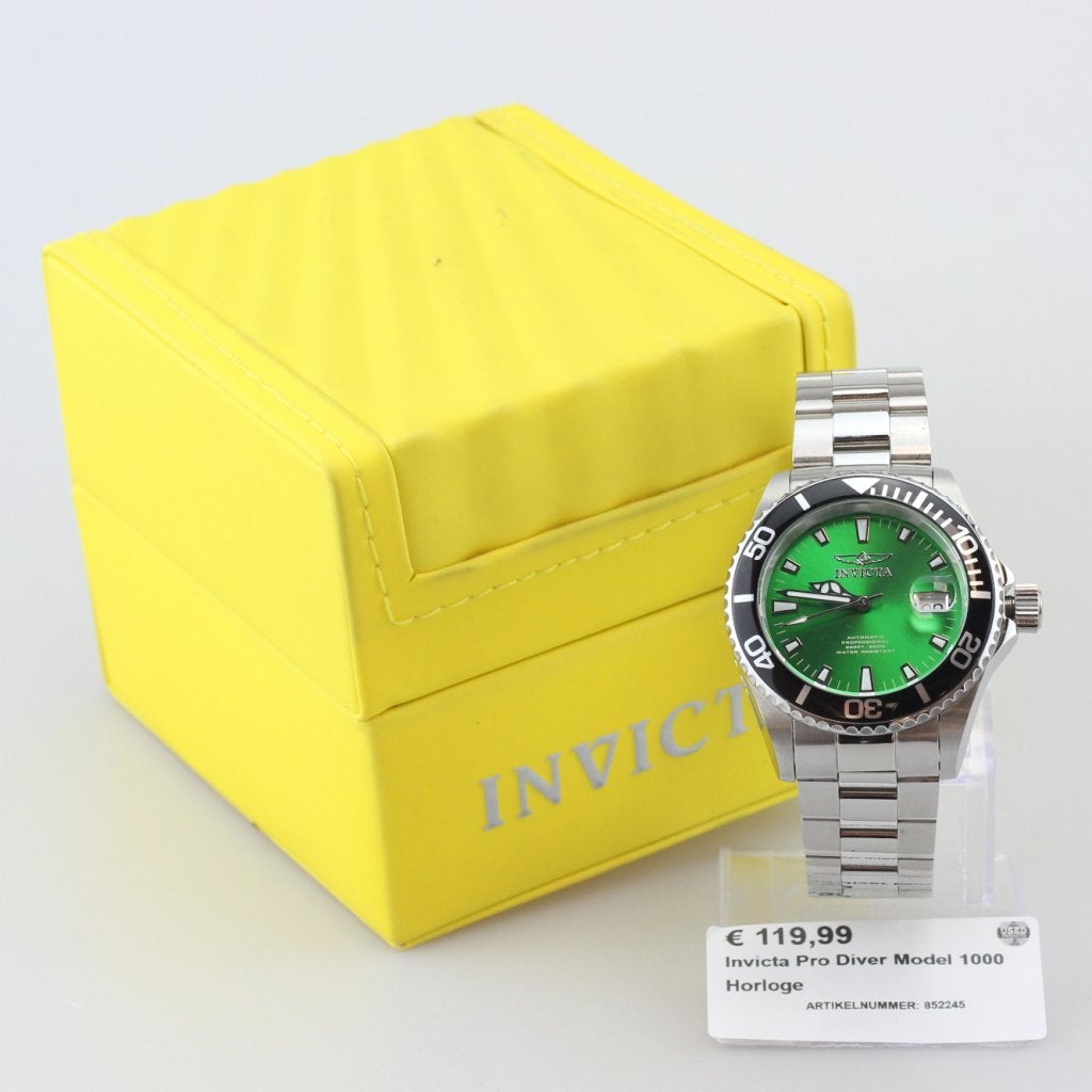 Invicta Pro Diver Model 1000 Horloge, Sieraden, Tassen en Uiterlijk, Invicta, Zo goed als nieuw, Support@invicta.com, 4955 E. 58th Ave, Suite A
Commerce City, CO 80022
USA