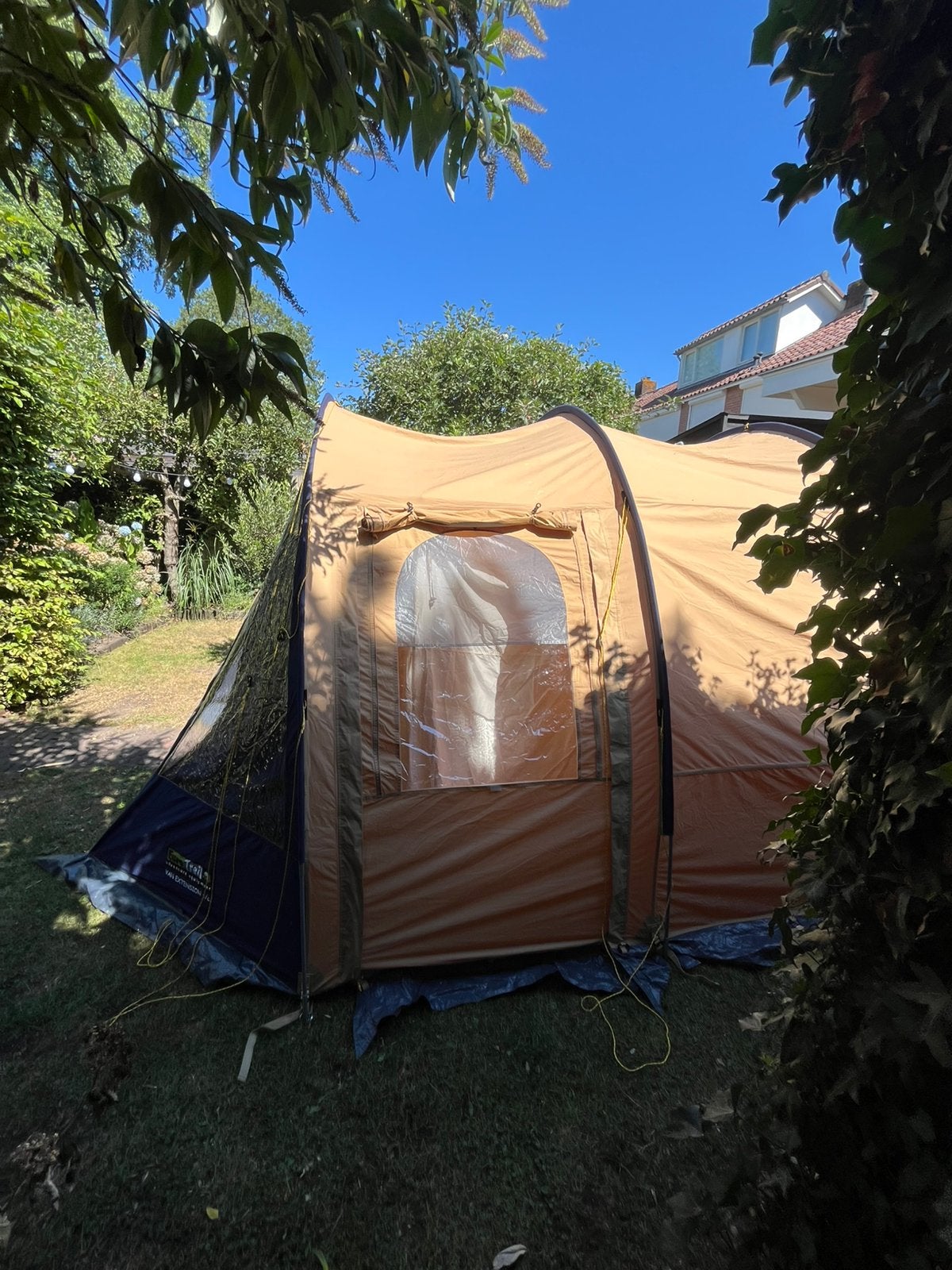 Euro Trail Van Extension T/C ,Opzettent voor camper *FOTO’S*, Ophalen, Zo goed als nieuw, Tot en met 2