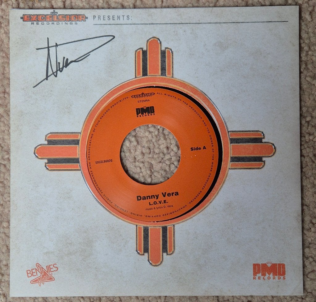 Danny Vera – L.O.V.E. / All Night Long (gesigneerd), Ophalen of Verzenden, Pop, Nieuw in verpakking, Gesigneerd