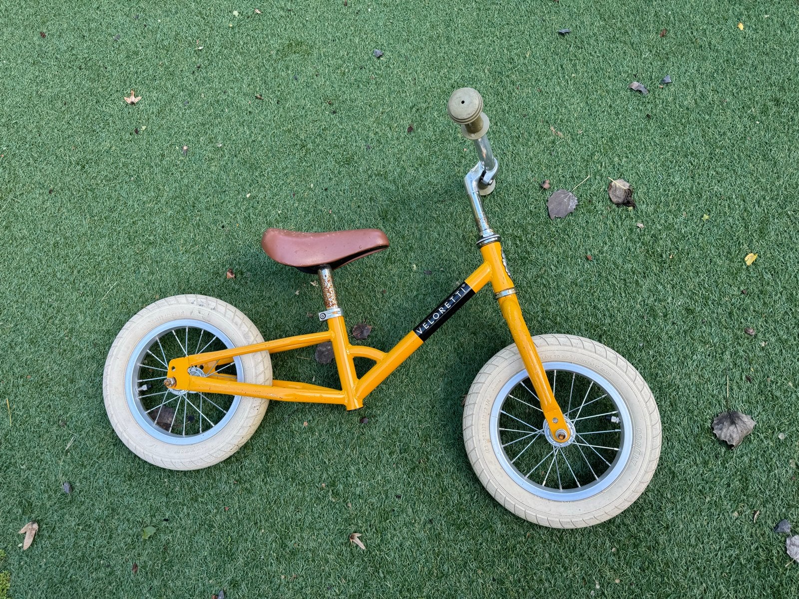 Veloretti loopfiets geel, Ophalen, Gebruikt, Loopfiets
