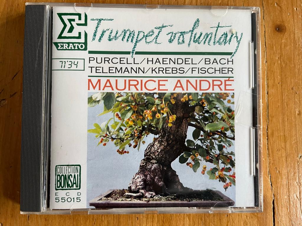 te koop cd Maurice Andre - trumpet voluntary, Ophalen of Verzenden, Zo goed als nieuw, Orkest of Ballet
