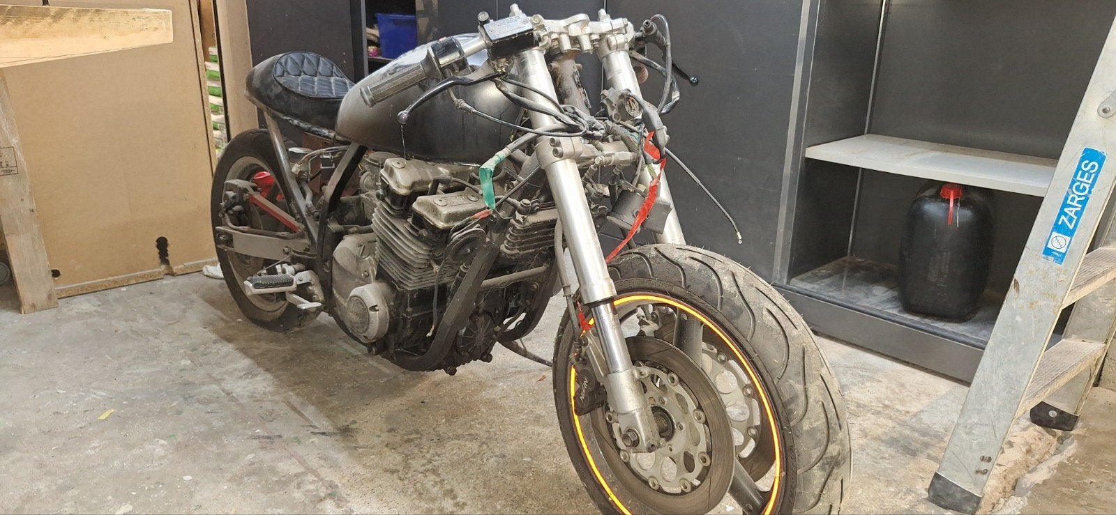 suzuki gsx 750 es cafe racer, Ophalen, Gebruikt
