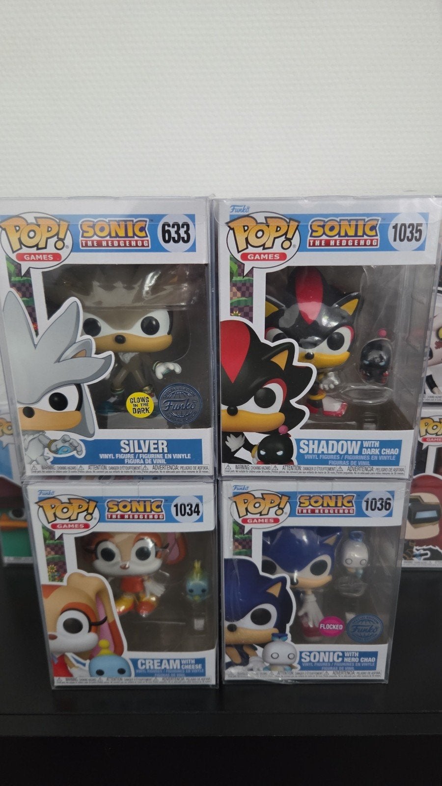 4 sonic funko pops, Ophalen of Verzenden, Zo goed als nieuw