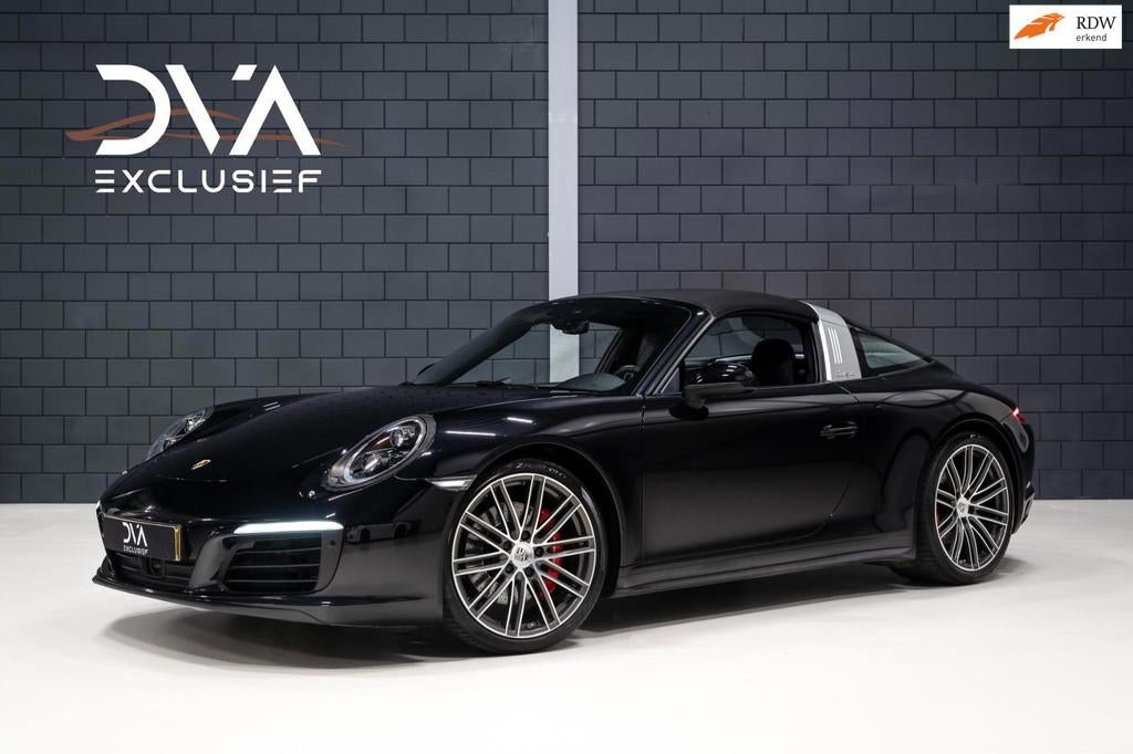 Porsche 991 Targa 4S, Gebruikt, Cabriolet, 4 stoelen, Zwart