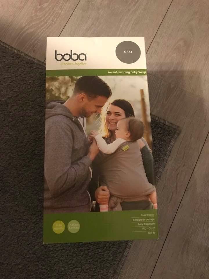 Boba Award-winning Baby Wrap - Draagdoek Grijs, Kinderen en Baby's, Overige merken, Draagdoek, Nieuw, Ophalen of Verzenden