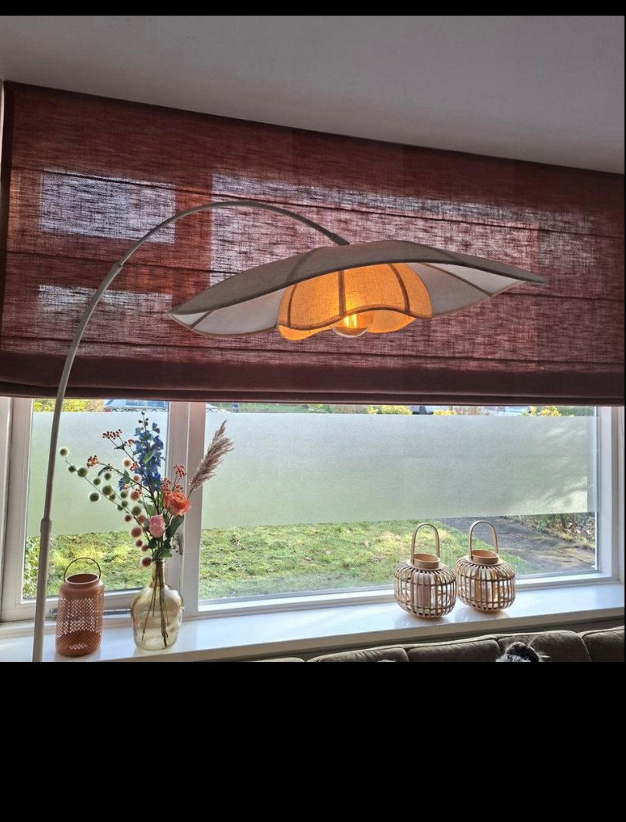 Leuke vloerlamp Kwantum, Ophalen, Overige materialen, E27 (groot), Zo goed als nieuw