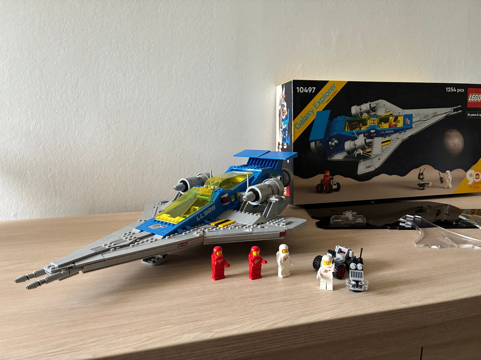 Lego 10497 Galaxy Explorer + display, Kinderen en Baby's, Speelgoed | Duplo en Lego, Ophalen, Lego, Zo goed als nieuw, Space