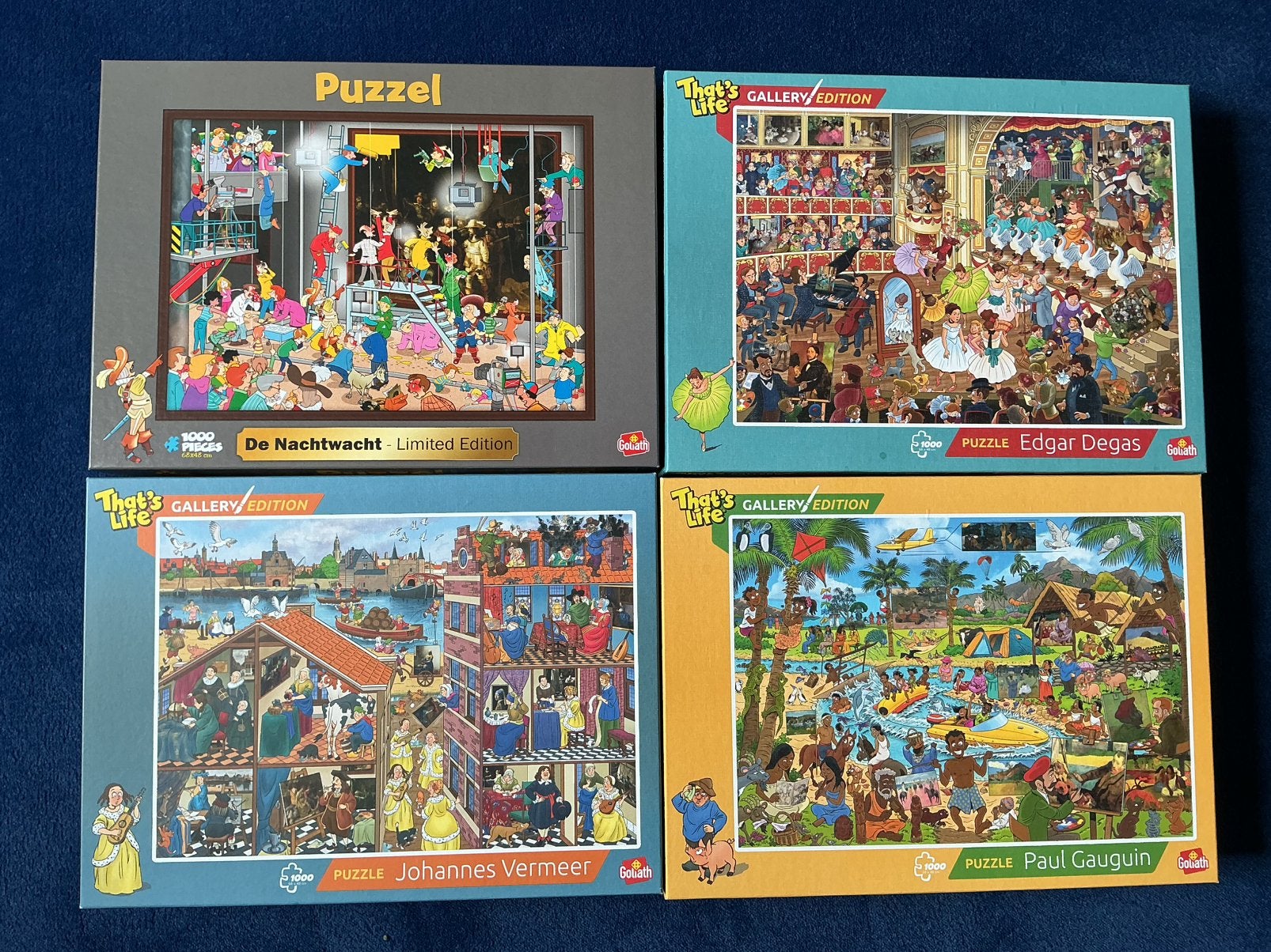 Puzzels That’s Life Gallery Edition 1000 stukjes, Ophalen of Verzenden, 500 t/m 1500 stukjes, Zo goed als nieuw
