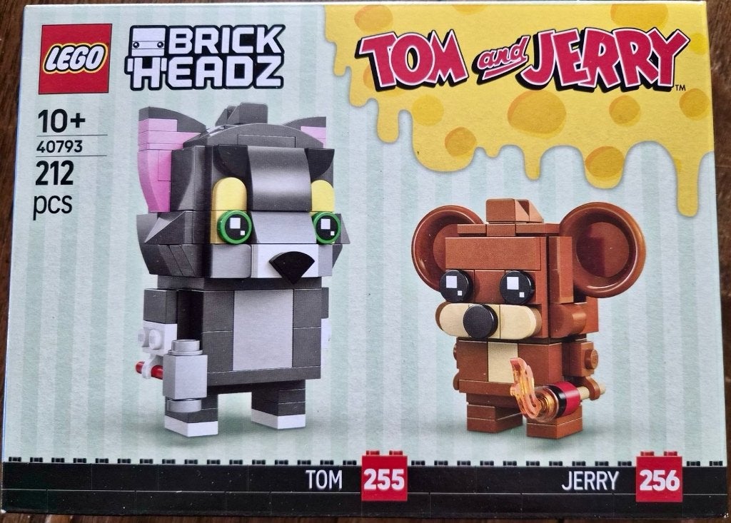 Lego Brickheadz 40793 Tom & Jerry Figures uit 2024 - Nieuw!, Kinderen en Baby's, Speelgoed | Duplo en Lego, BrickHeadz, Lego, Nieuw