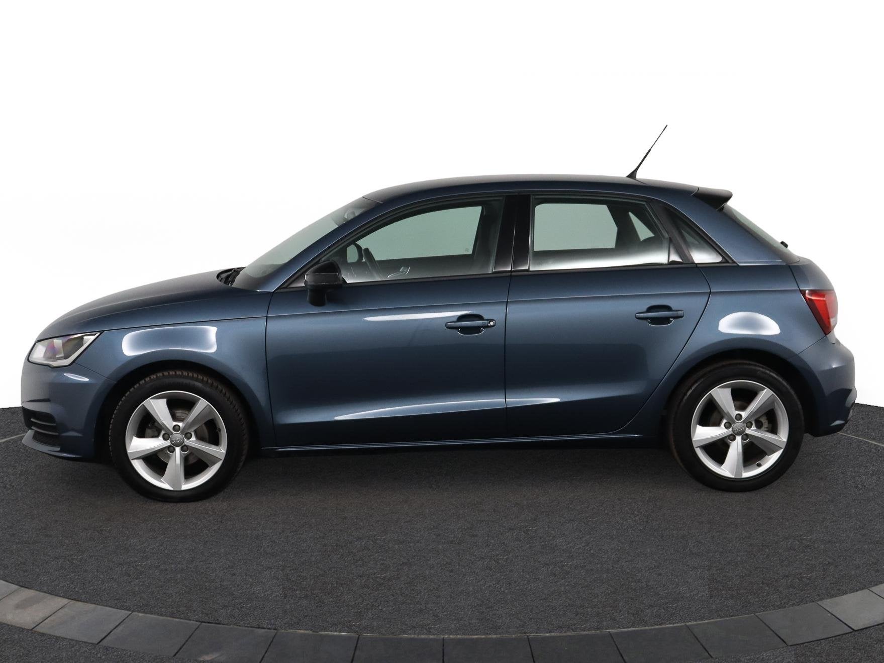 Audi A1 Sportback 1.0 TFSI Design Pro Line |NAP|Automaat|Cru, Stof, Blauw, Origineel Nederlands, Bedrijf