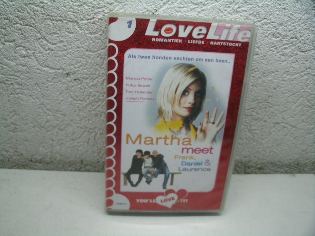 vhs 177b martha meet frank daniel en laurence love, Alle leeftijden, Ophalen of Verzenden, Gebruikt, Komedie