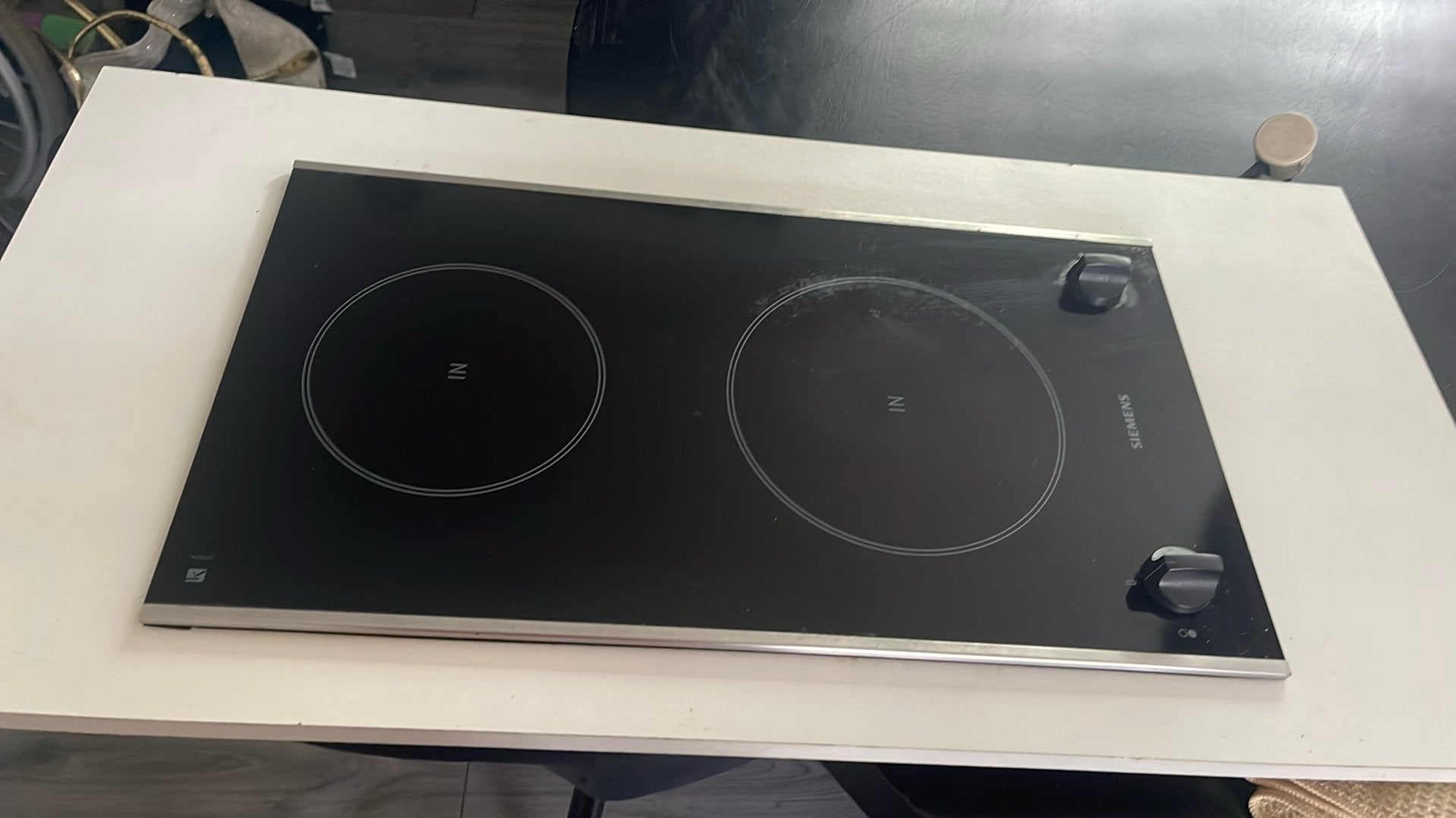 Siemens Inductieplaat 220 V, Witgoed en Apparatuur, Kookplaten, Ophalen, 3 kookzones of minder, Zo goed als nieuw, Inductie