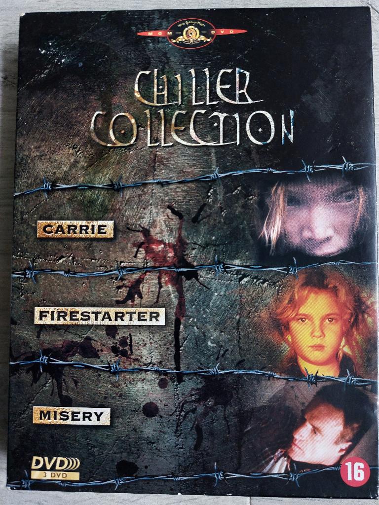 Thriller Collection MGM   Carrie - Firestarter - Misery, Ophalen, Gebruikt, Vanaf 16 jaar, Boxset