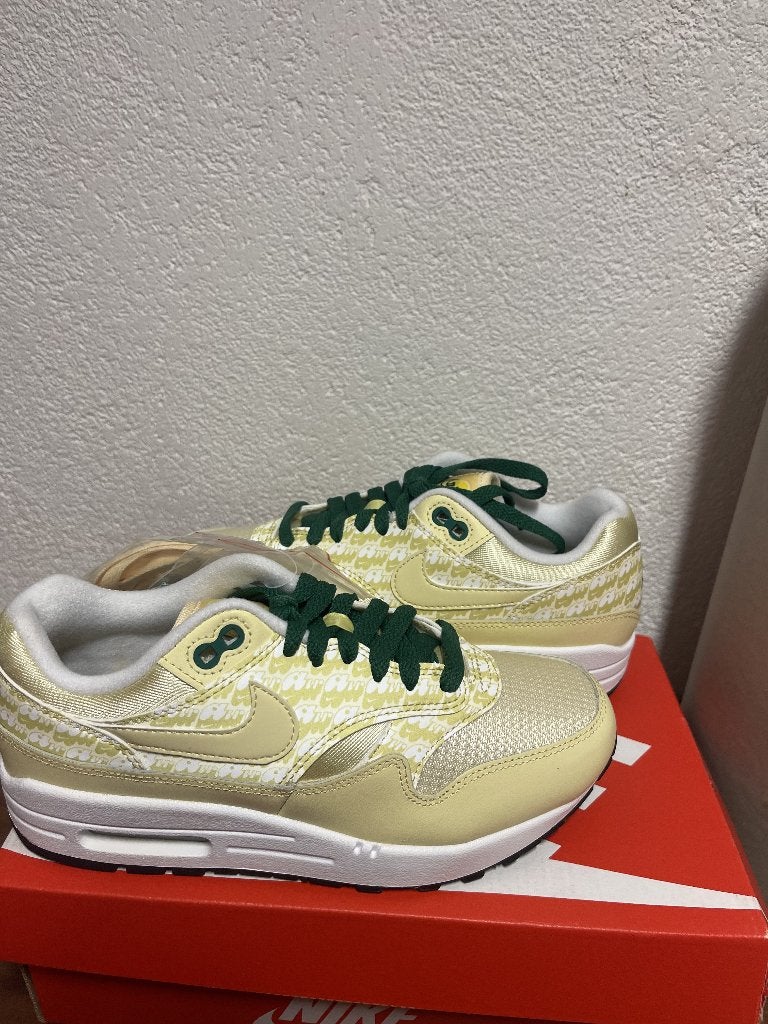 Nike Air Max 1 Lemonade (2020) | Maat EU 37.5, Ophalen of Verzenden, Nieuw, Groen, Sneakers of Gympen