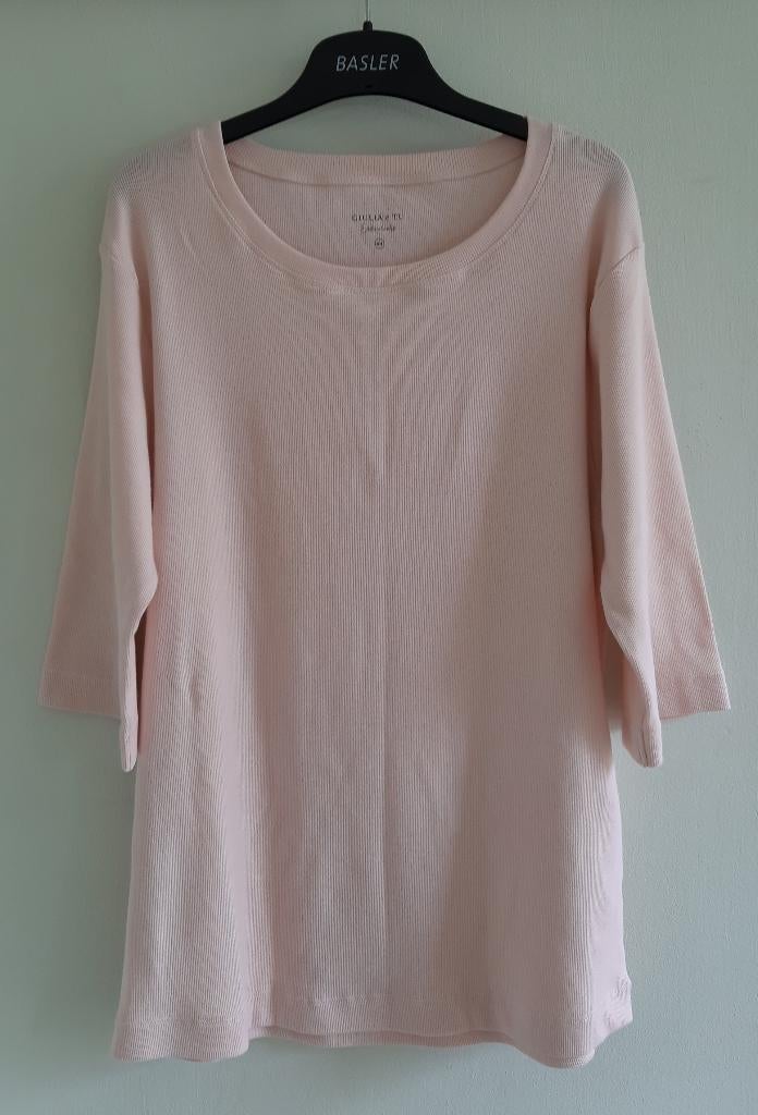 Giulia e Tu Essentials mooie lichtroze top maat L, Maat 42/44 (L), Nieuw, Ophalen of Verzenden, Lange mouw